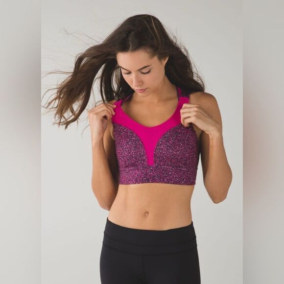 Lululemon Pink “Oxygen”  Bra - Picture 1 of 8